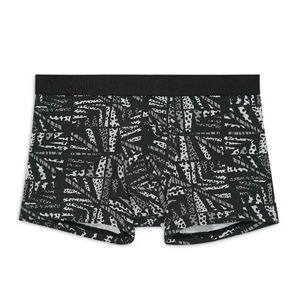 Hom Men Solli Stretch Boxer Briefs Black Print Size S